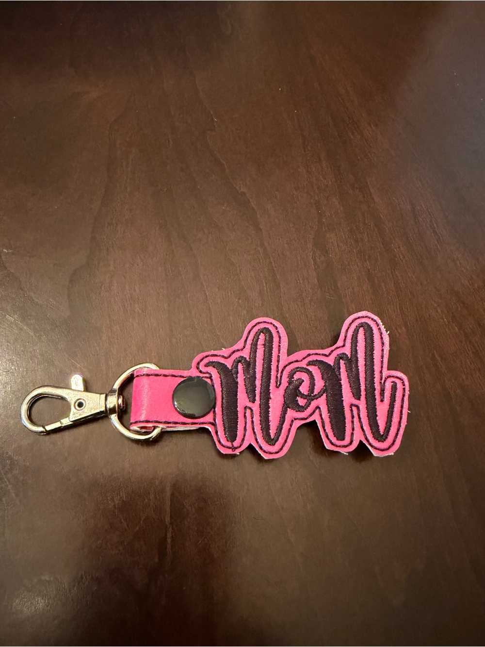 Pink Mom Keychain